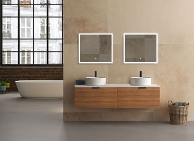 Miroir LED 70x80 cm BISHOP 2 - MP GLASS