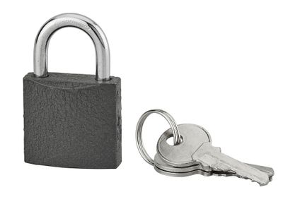 Cadenas à clé acier largeur 30 mm THIRARD