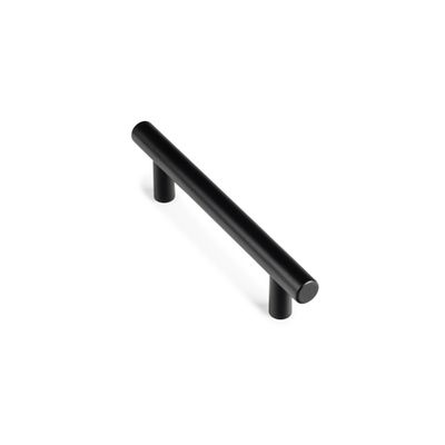 Poignée de meuble cylindrique inox noir mat entraxe 96 mm REI