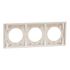 Plaque de finition 3 postes Odace 2025 beige sable - SCHNEIDER ELECTRIC