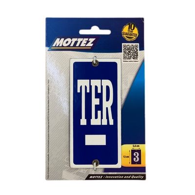 Numéro de maison Ter MOTTEZ