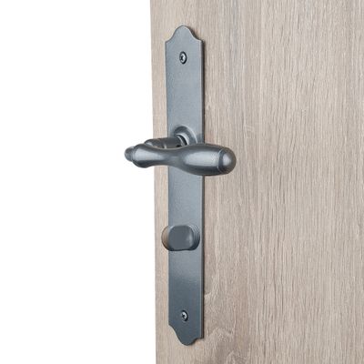 Poignées de porte Celine fer patiné à condamnation ALPERTEC