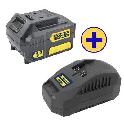 Batterie et chargeur 5,0 Ah XTEC 18 V - TECNUM