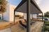 Pergola bioclimatique Ouessant autoportante grise 3 x 6 m HOMALU