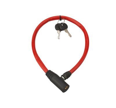 Cable antivol à clé 50 cm diamètre 5 mm THIRARD