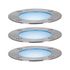 Spots encastrable extérieur LED RGBW multicolore compatible ZigBee IP65 3x3,6W 3x190 lumens 24V Kit de démarrage - Plug & Shine PAULMANN