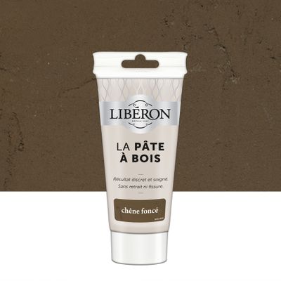 Pâte à bois chêne foncé tube 150 g - LIBERON