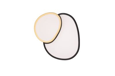 Plafonnier LED Rise or et noir 2400 lumens blanc variable CCT - TRIO