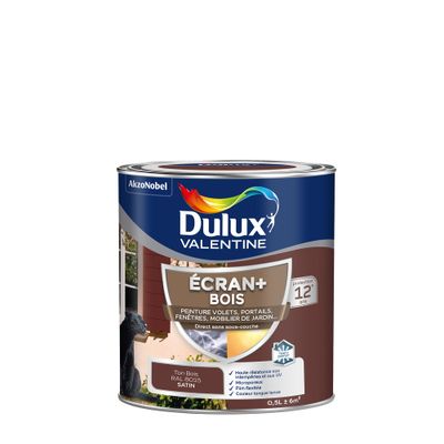 Peinture Ecran+ Bois  Satin Ton Bois 0,5 L - DULUX VALENTINE