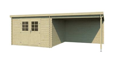 Abri de jardin en bois Elody 8,2 m² 8,2 m² LASITA MAJA Livraison à domicile incluse