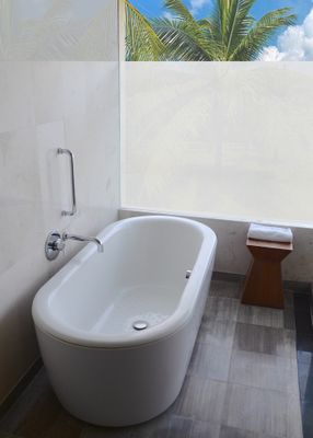 Film adhésif vitrostatique 1,5mx0,675m sable fumé VENILIA