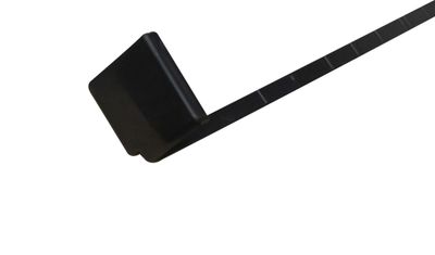 Profil coin intérieur PVC gris anthracite 1147 pour planche de rive - longueur 300 mm - DECEUNINCK