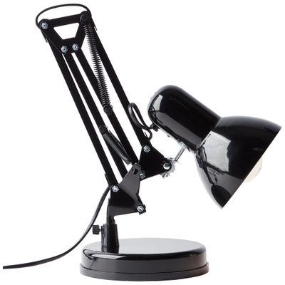 Lampe à poser E27 Henry noir 28W - BRILLIANT