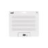 Poignée de meuble cylindrique inox blanc mat entraxe 96 mm par 4 REI
