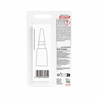 Colle de réparation Super Glue-3 Original Multi-matériaux liquide tube 20 g - LOCTITE