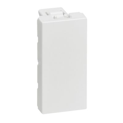 Obturateur 1 module finition blanche Mosaic LEGRAND