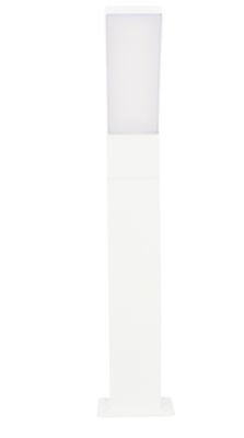 Borne extérieur LED 60cm Curve blanc IP44 1000 lumens blanc chaud - ARLUX