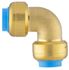 Coude automatique égal universel diamètre 14 mm Toutpush QUICK PLOMBERIE