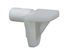 Supports de rayon diamètre 5 mm plastique blanc par 24