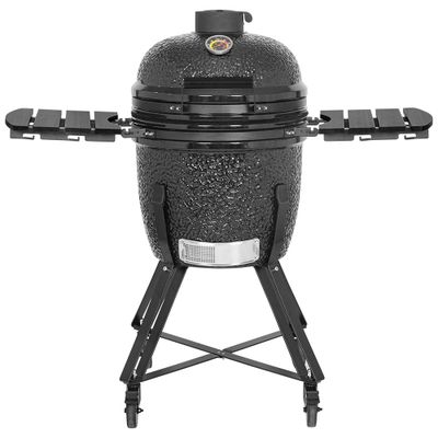 Barbecue à charbon de bois KAMADO avec plaque à pizza et housse de protection