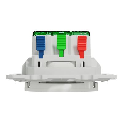 Prise affleurante 2 pôles + terre et prise USB C blanc - Odace 2011 SCHNEIDER ELECTRIC