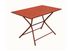 Table de jardin pliante GUERIDON aluminium terra 110 x 70 cm, Livraison à domicile incluse - PROLOISIRS