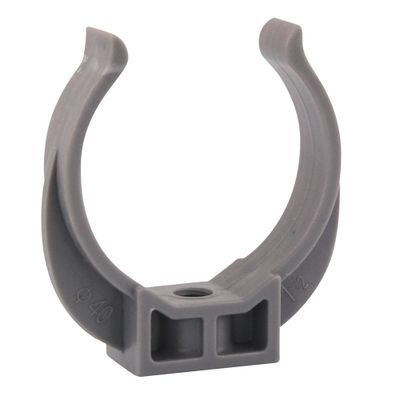 Collier de fixation lyre PVC évacuation Ø40 - FITT