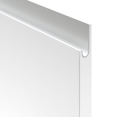 Porte et façade tiroir pour meuble bas de cuisine Jade neige 70 x 60 cm OFITRES