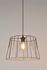 Suspension noir et naturel E27 60W Ø35 cm KILAU - COREP