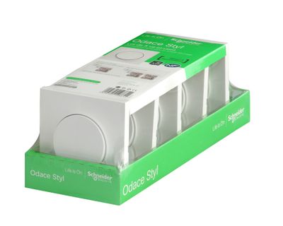5 interrupteurs ou va-et-vient complet blanc - Odace 2011 SCHNEIDER ELECTRIC