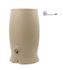 Récupérateur d'eau beige avec collecteur 1000l