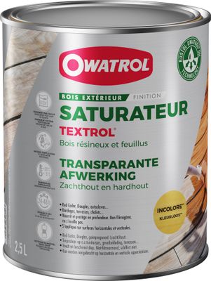 Saturateur TEXTROL Incolore avivant 2,5 L - OWATROL