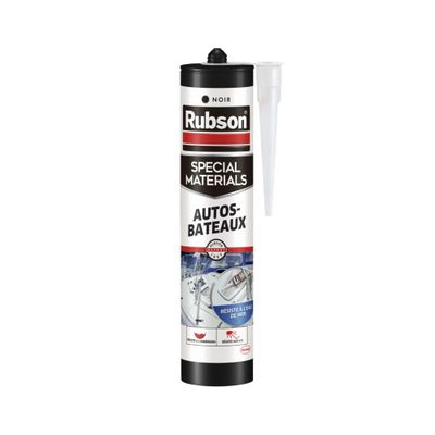 Mastic Spécial Matériaux Autos-Bateaux Noir 280 ml RUBSON