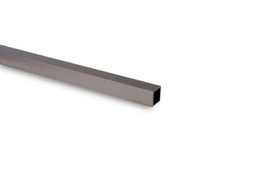 Tube carré aluminium brut 25 x 25 x 1,2 mm 2,50 m CQFD