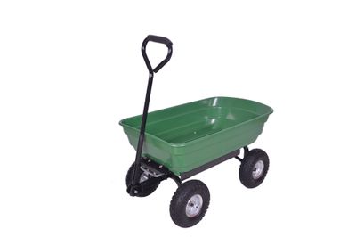 Remorque de jardin basculante vert 250 kg - TURFMASTER