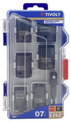 Coffret douilles auto impact - TIVOLY