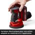 Ponceuse excentrique sans fil diamètre 125 mm 18 V TE-RS 18 Li-Solo EINHELL