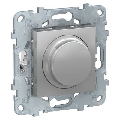 Variateur de lumière rotatif aluminium - Unica SCHNEIDER ELECTRIC