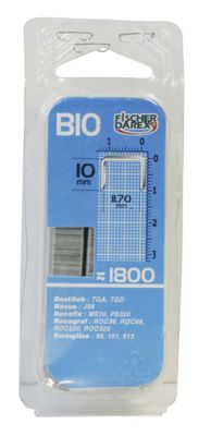 Agrafes B10 10 mm par 1800 FISCHER DAREX
