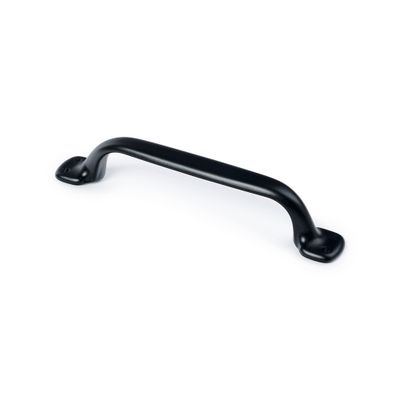 Poignée de meuble zamak noir mat entraxe 96 mm par 4 REI