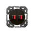 Prise haut-parleur encastrable double Noir - Dooxie LEGRAND