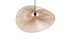 Suspension E27 Ø78 cm Laurine fil de papier naturel 40W - CASALUM