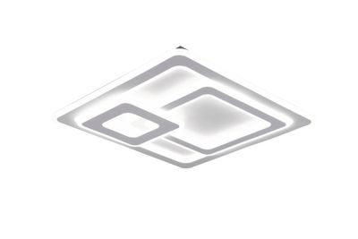 Plafonnier LED carré Mita blanc 9250 lumens blanc variable CCT - TRIO