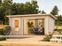 Sauna extérieur Palmako Sanna 6 places baie coulissante double vitrage -  18,3 m² - PALMAKO