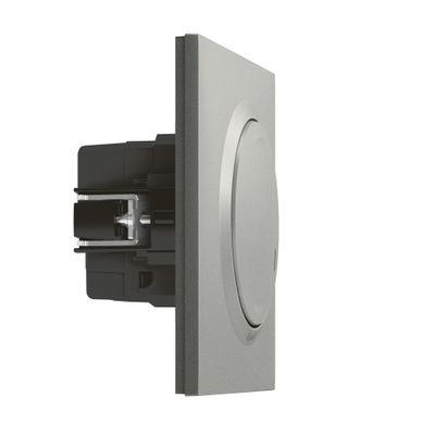 Variateur de lumière connecté sans neutre + plaque Aluminium - Dooxie with Netatmo LEGRAND