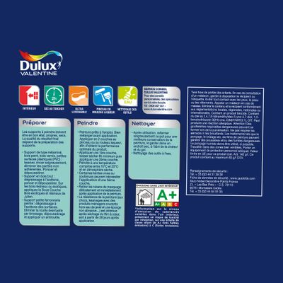 Peinture pour meubles de cuisine simple & déco Gris City Satin 2 L - DULUX VALENTINE