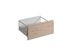 Façade tiroir effet bois naturel avec poignée intégrée pour meuble de cuisine Syncron ANV-02 OAK 27,6 x 60 cm OFITRES