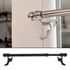 Tringle de vitrage extensible de 65 cm à 1.10 m diam 9 mm Finition noir mat - MOBOIS