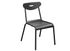 Chaise de jardin SMILEY aluminium graphite lot de 2, Livraison à domicile incluse - PROLOISIRS