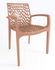 Fauteuil de jardin GRUVYER polypropylène petra - GRANDSOLEIL